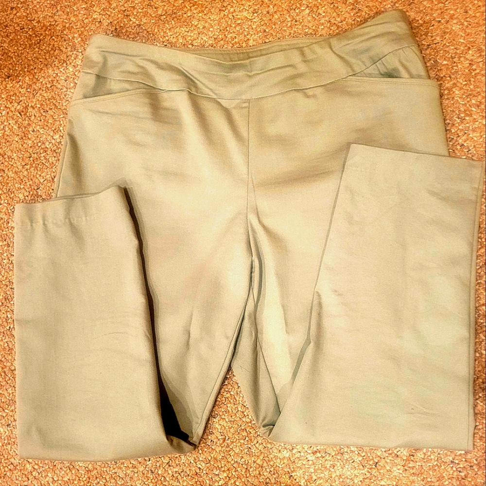 Croft & Barrow 18W Dress Pants (Light Green)